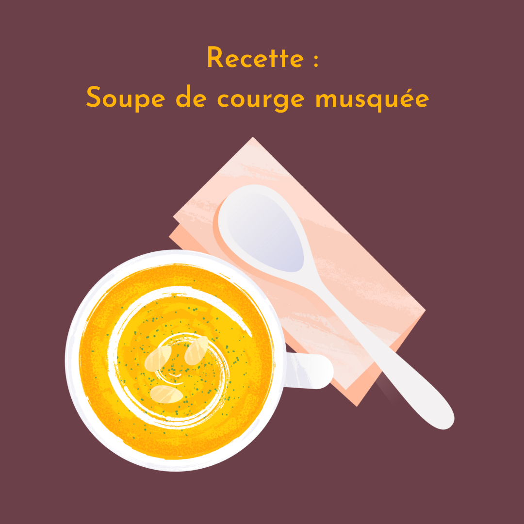 Crème de courge butternut, orange et petit-lait