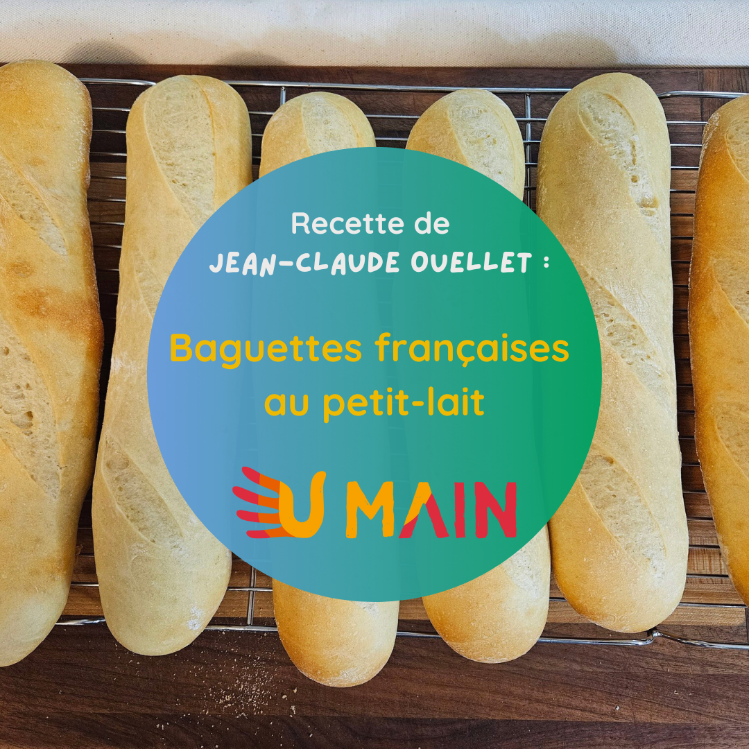 Recette : Baguette française au petit-lait