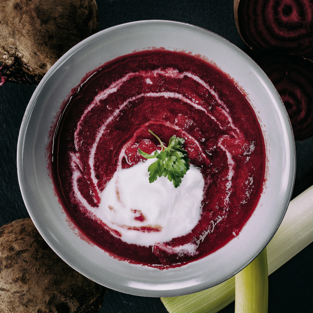 Recette : Velouté ensanglanté à la betterave