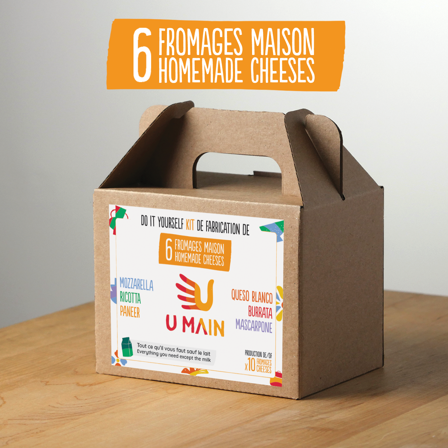 kit a fromage maison - kits u main