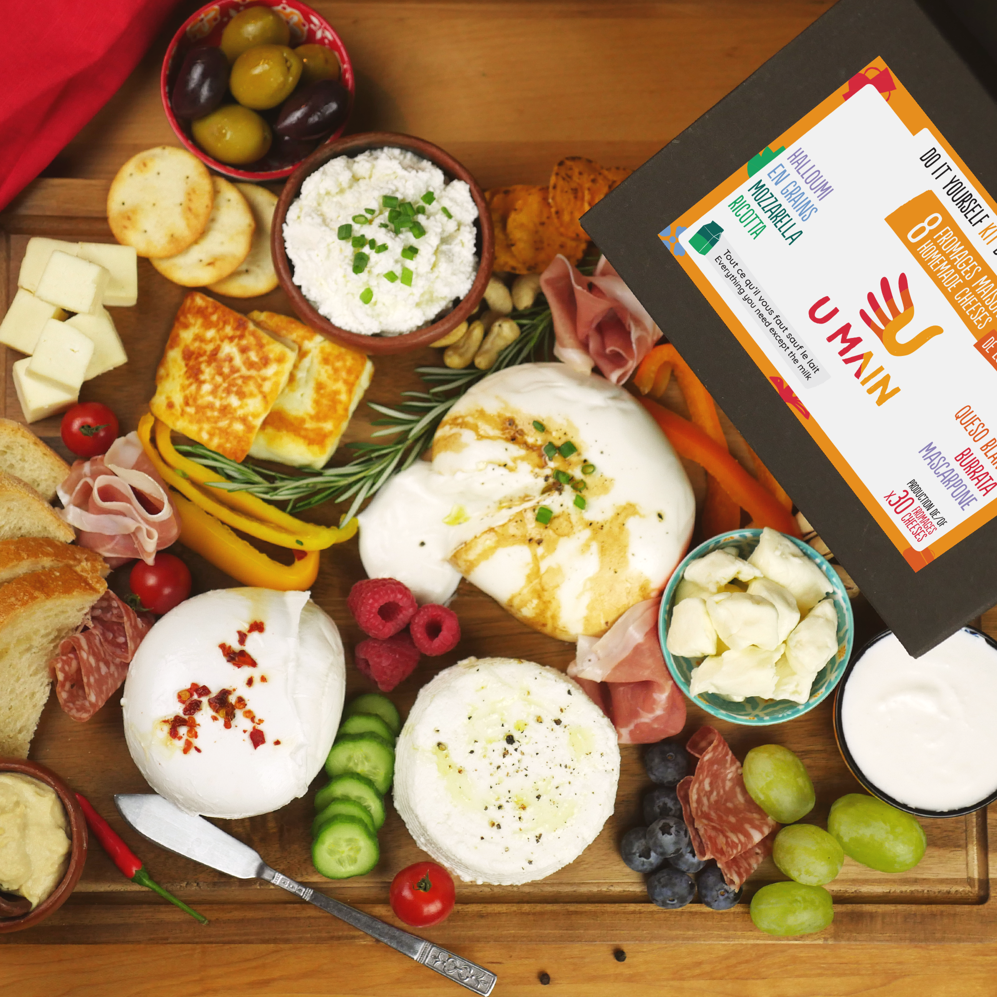 Kit pour faire du fromage maison - U MAIN