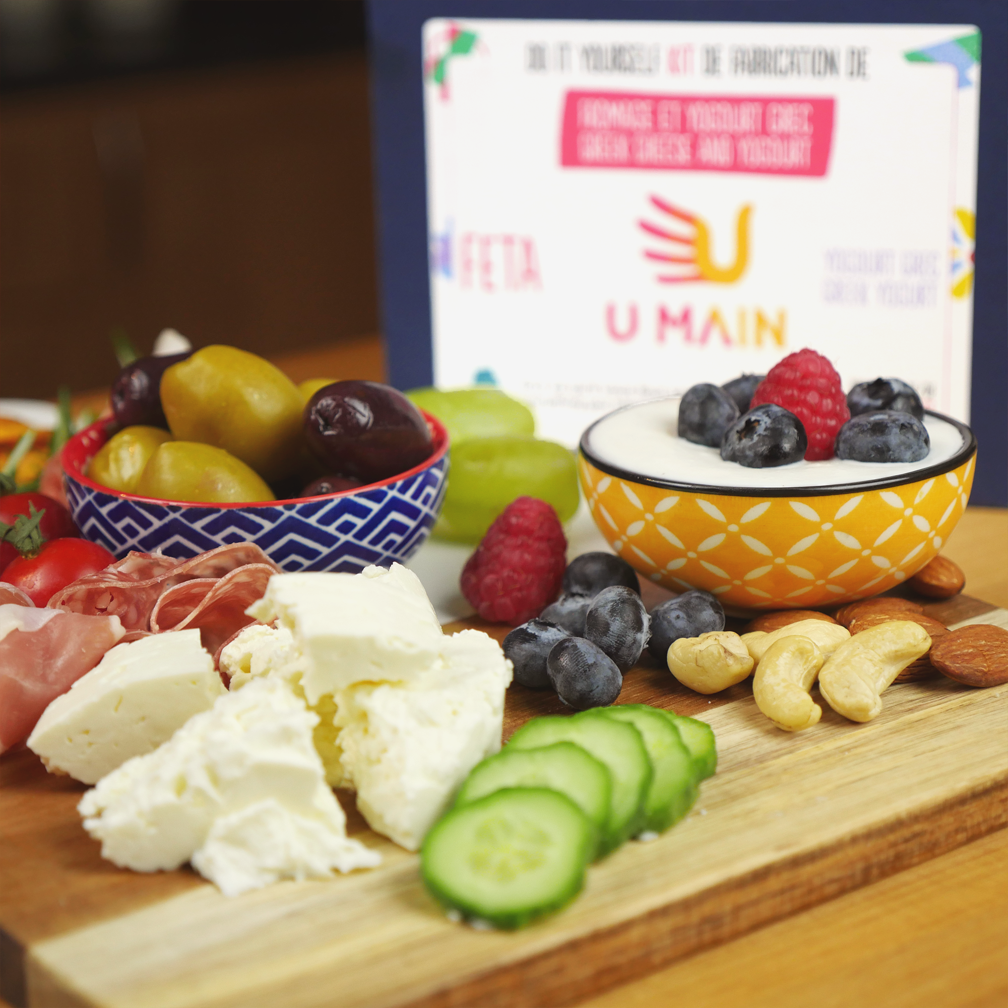 Fromage feta et yogourt grec maison. Kits U MAIN