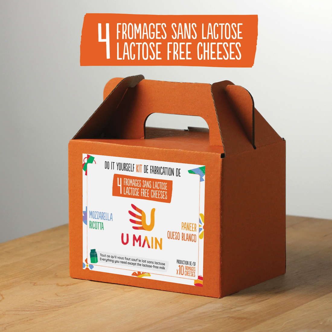 Kit de fabrication de fromage sans lactose U MAIN