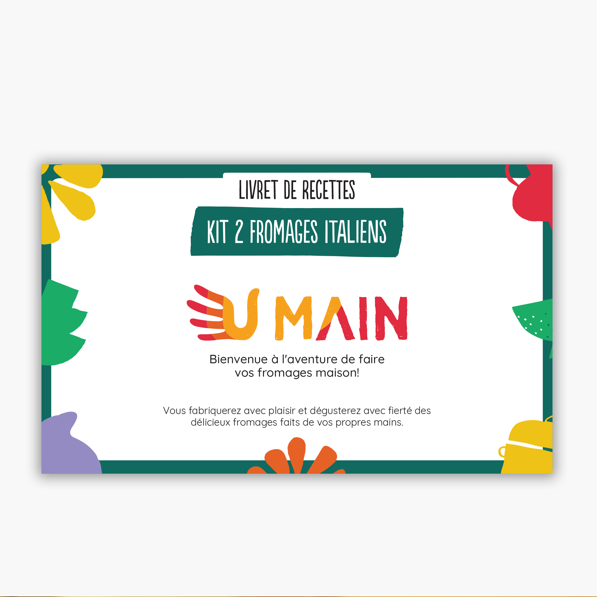 Kit pour Faire 2 Fromages Italiens maison | Kits U MAIN