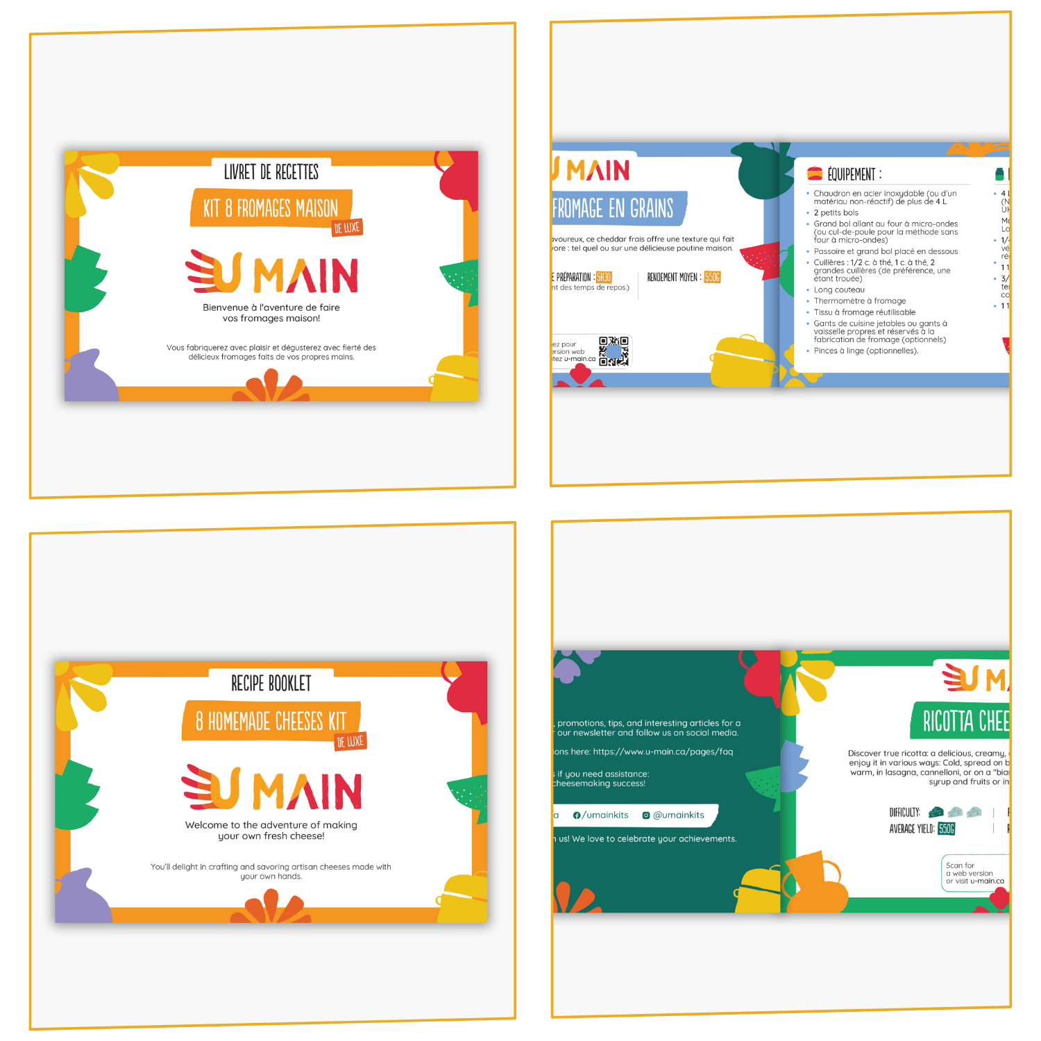 Deluxe Homemade Cheese Making Kit | 8 Cheeses - Deluxe | Kits U MAIN