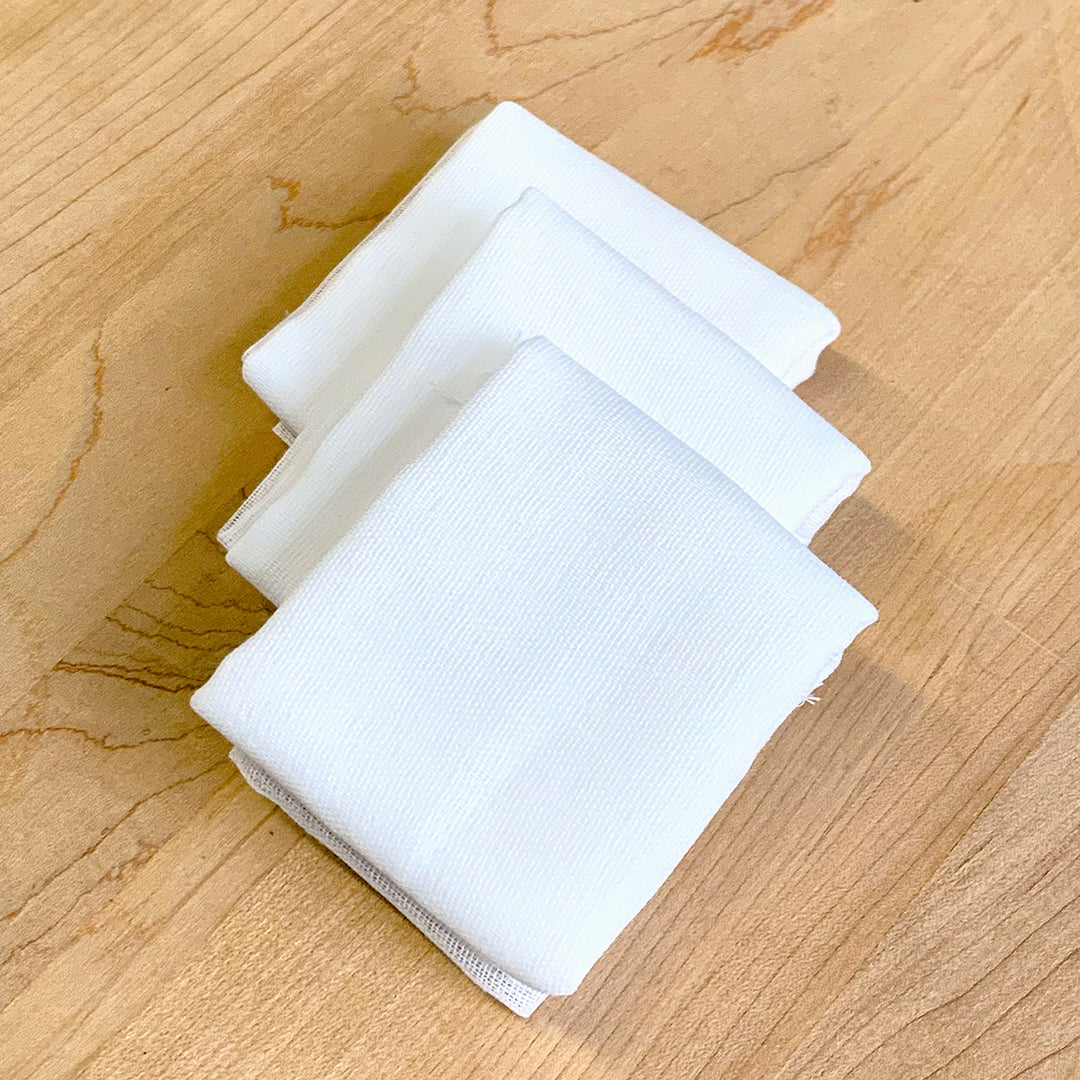 3 Tissus à Fromage 100% Coton - grade