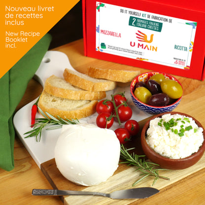 Kit à fromage mozzarella facile. Fromage fait maison U MAIN