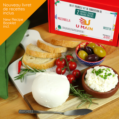 Kit à fromage mozzarella facile. Fromage fait maison U MAIN