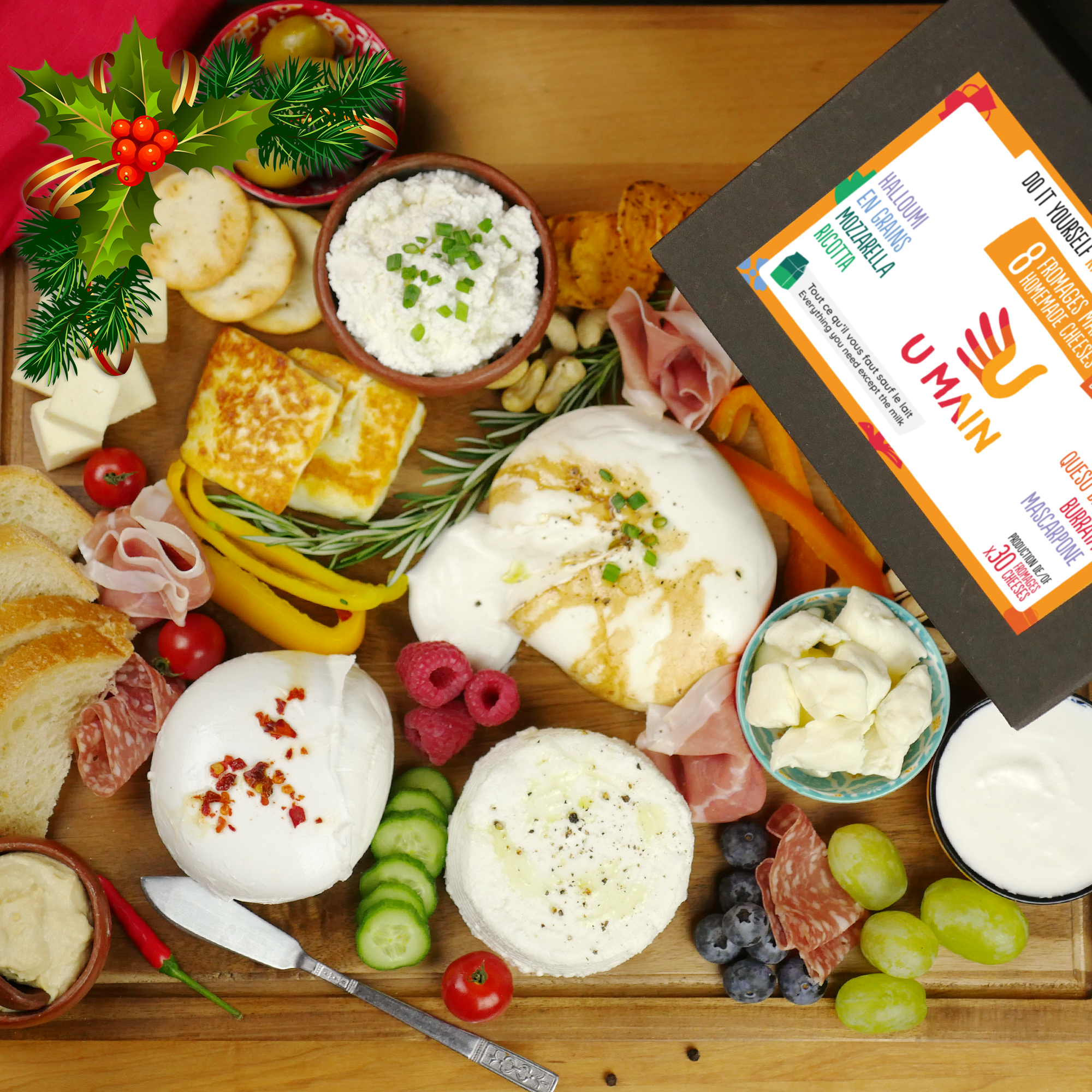 Faire du fromage maison avec le kit 8 fromages U MAIN