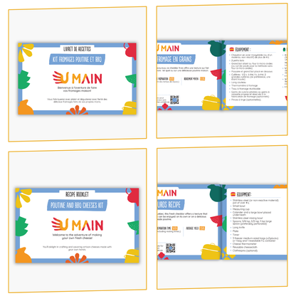 Kit pour Faire du Fromage En Grains et Halloumi Maison | Kits U MAIN