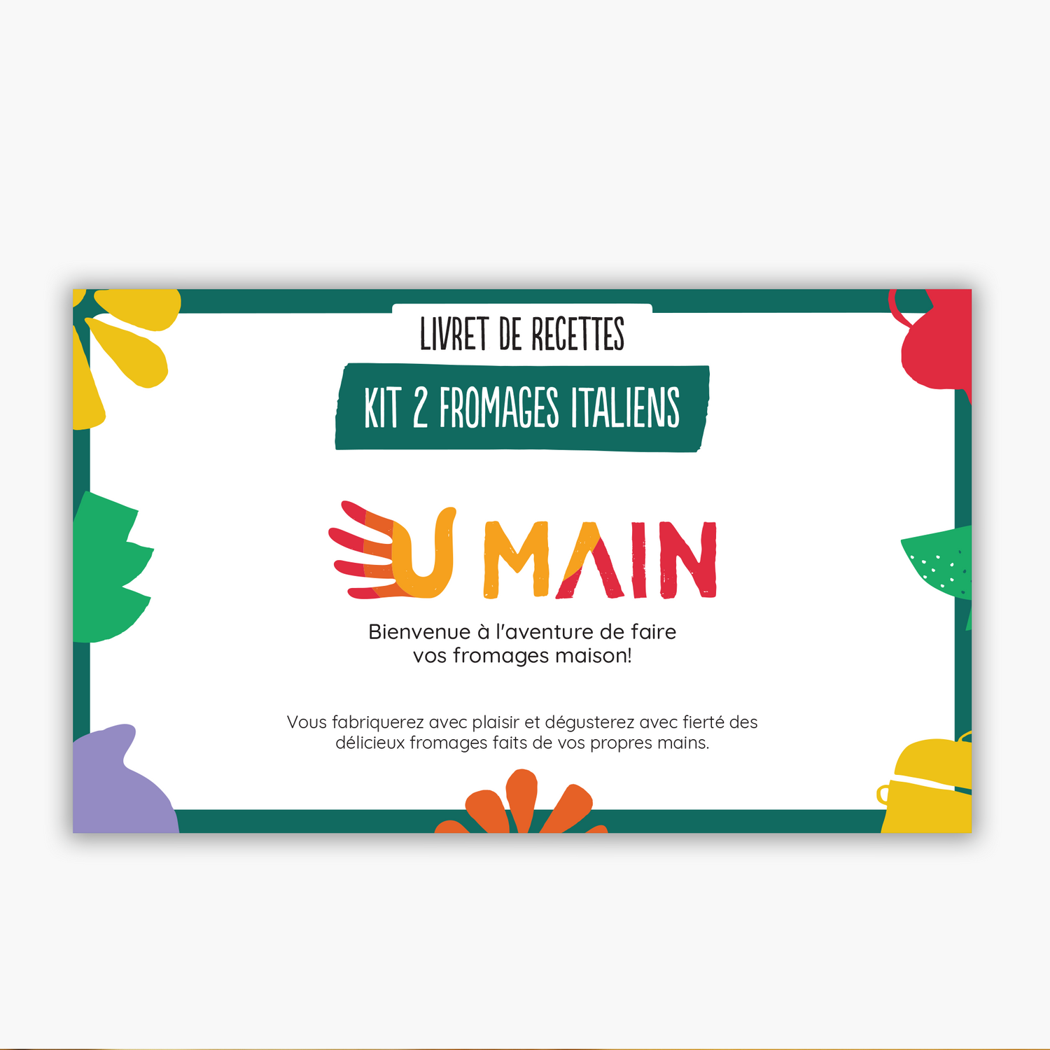 Kit pour Faire 2 Fromages Italiens maison | Kits U MAIN