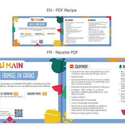 Ingredient Kit for Cheese Curds | Kits U MAIN